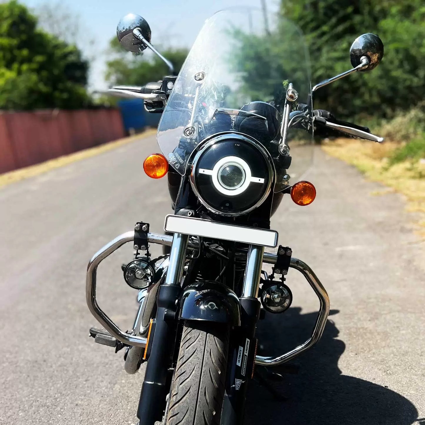 Vaishnu LED Touring Headlight For Royal Enfield Meteor 350